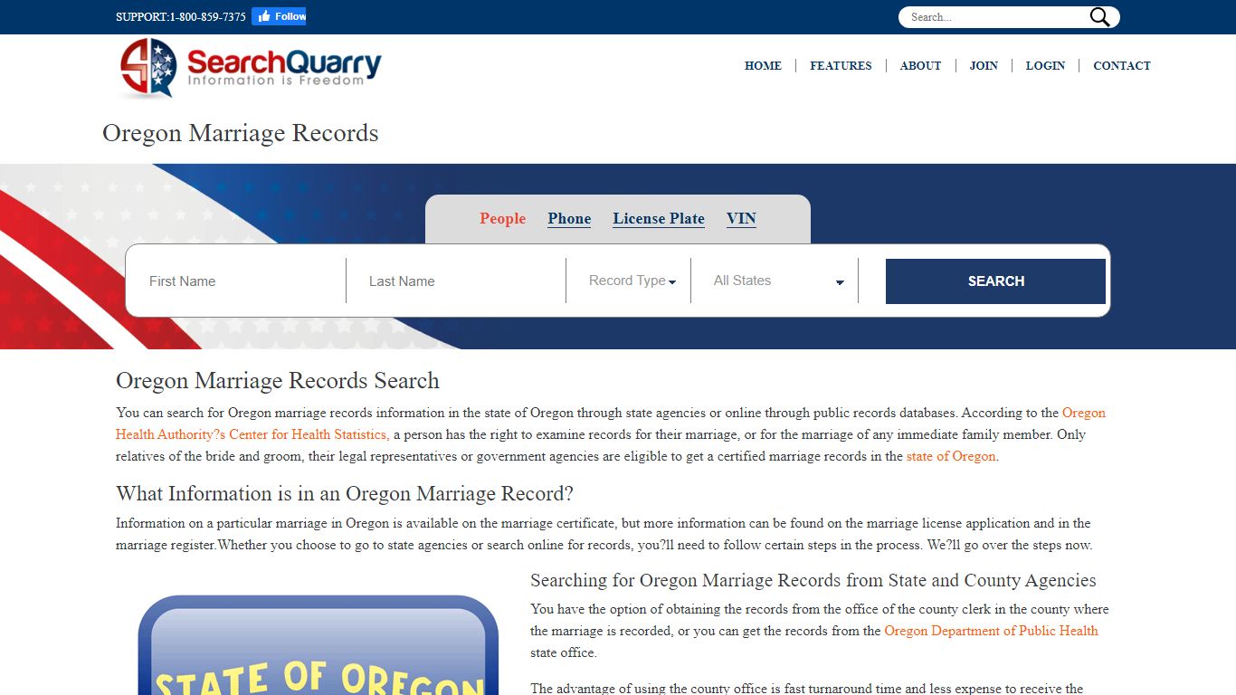 Free Oregon Marriage Records | Enter a Name to View Marriage Records